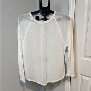 White Athleta Cooldown T-Shirt​